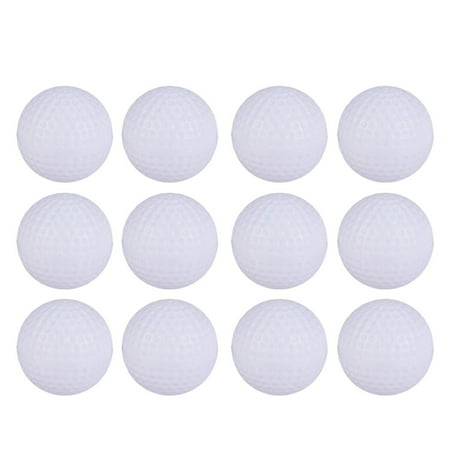 

24 pcs Plastic Balls Game Toy Balls Indoor Outdoor Practice Balls for Kids Children Golfer (White)