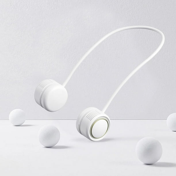 Ventilador de Collar Portátil para Enfriar, con Carga Tipo C, Sin Hojas, para Exteriores