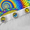 thumbnail image 4 of Feelyou Mushroom Plant Black Out Curtains, Swirl Spiral Curtains Pack of 2 (42x63 Each), 4 of 6