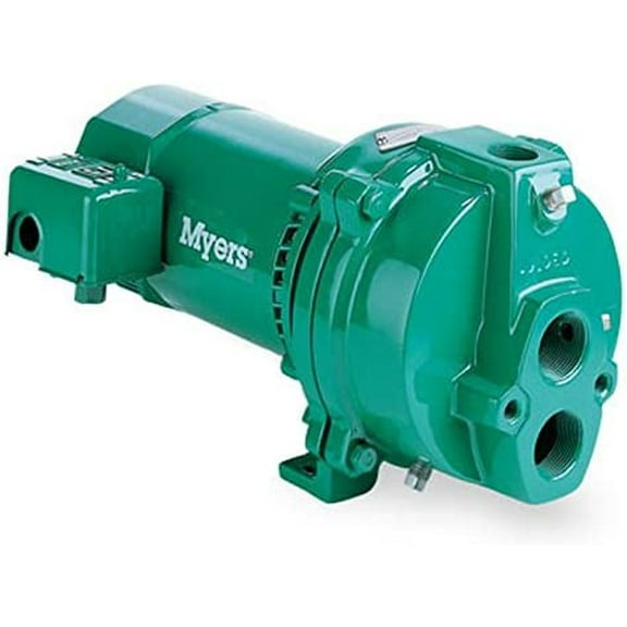 Myers Pumps 3/4 - HP Deep Well Jet Pump, 110-ft Head, Ideal for Well Water Applications in Cast Iron - HJ75D