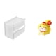 thumbnail image 1 of Caja de almacenamiento de papel higiénico de acrílico, dispensador moderno de toallas de papel, soporte de papel higiénico de pared, estatua de serpie, 1 of 8