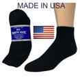 thumbnail image 2 of 12 Pairs of Mens Black Diabetic Ankle Socks 13-15 King Size Made in USA, 2 of 3