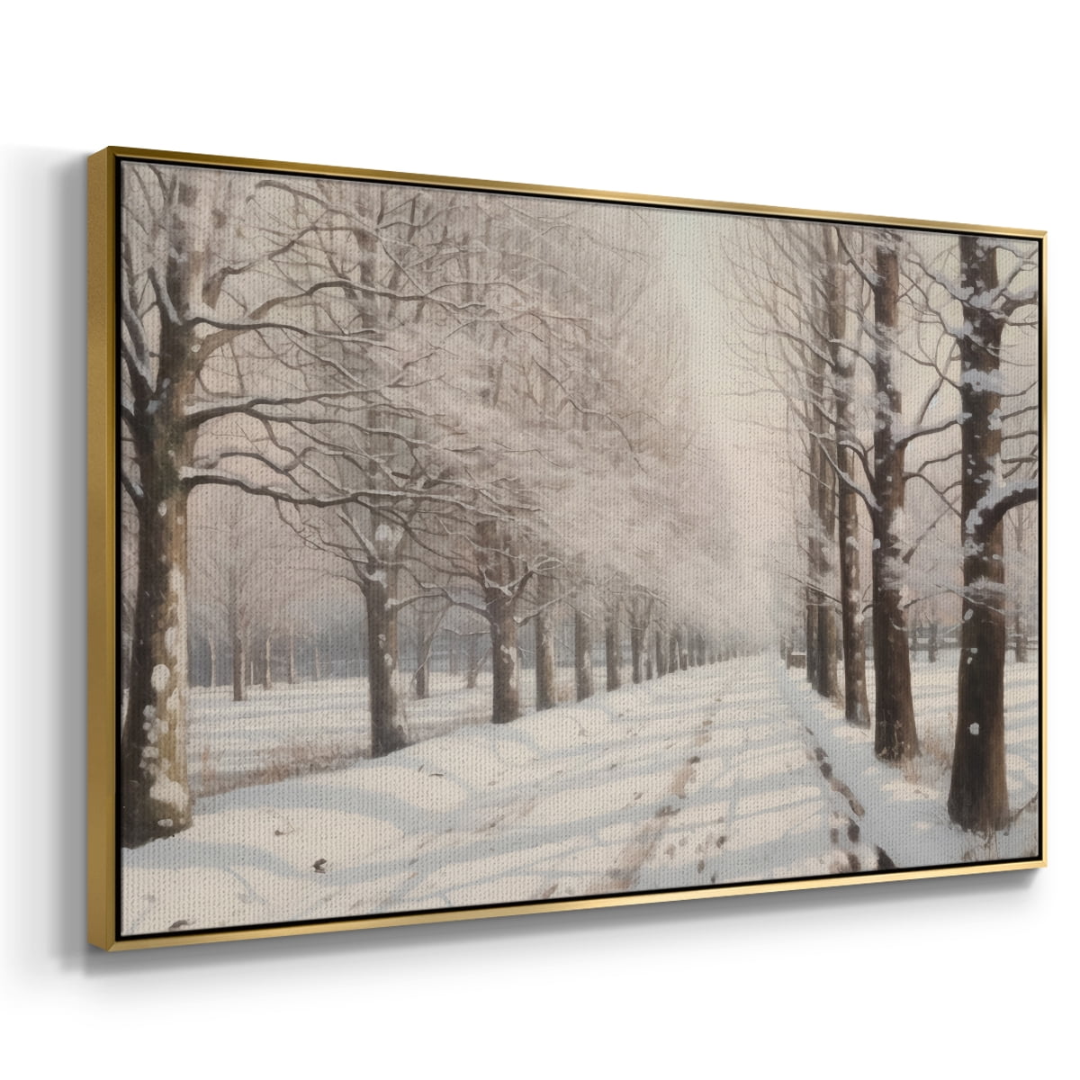Vintage Landscape-XIII By Wexford Home Framed in Gold Wood Gallery Wrapped Canvas 27 in. x 41 in.