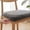 G-Free Size/G, variant on Thick Velvet Dining Chair Seat Covers Stretch Elastic Chair Cushion Slipcover Soft Luxurious for Kitchen Dining Room Curved Seat Protector