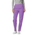 thumbnail image 4 of Adar Universal Women's Scrub Set - Warm-Up Scrub Jacket and Elastic Pull-On Pants - 902 - Lavender - XXS, 4 of 7