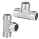thumbnail image 4 of Conector en T de rosca macho G1/2 pulgadas conector roscado de fácil instalación resistente al desgaste para materiales de construcción de hardware de plomería de gas ANGGREK Otros, 4 of 8