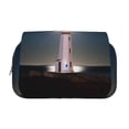 thumbnail image 2 of Goofa Peggy's Cove Lighthouse Pattern Double Layer Pen Pencil Case, Protective Large Capacity Storage Organizer Pen Pouch, Office College Supplies for Teens Adults, 2 of 7