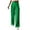 Green, variant on gbyLJF Women's Plicated Wide Leg Pants High Waisted Pleated Tied Straight Leg Casual Pants Casual Work Trousers Black XXL