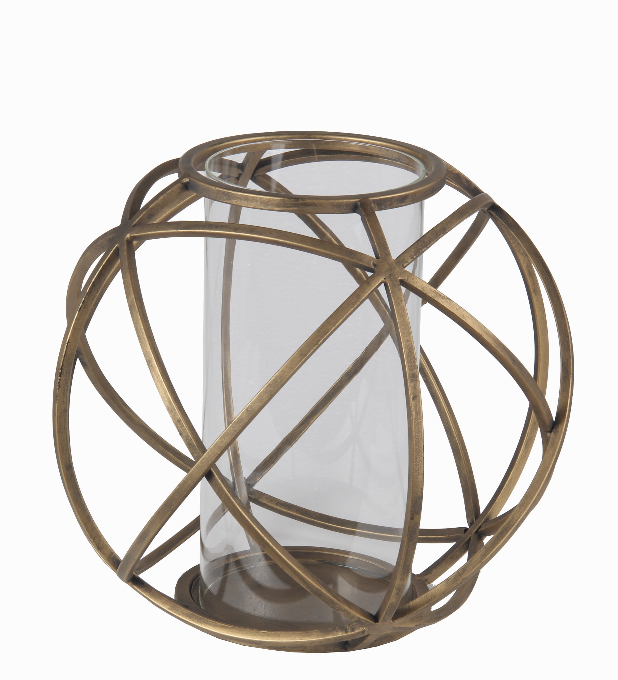 Privilege International Metal Orb Candle Holder