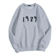thumbnail image 1 of AMERTEER T-Shirts Graphiques Décontractés à Manches Longues pour Femmes, Col Rond, Sweatshirts, Pull-Over, 1 of 5