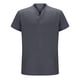 thumbnail image 4 of Camiseta retro de manga corta con cuello en V para hombre: color liso con diseño de corbata, ligera para todas las estaciones, corte holgado en el pecho y la cintura, 4 of 5