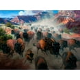 thumbnail image 2 of Sorenson, Jack 18x15 White Modern Wood Framed Museum Art Print Titled - Thunder in the Palo Duro, 2 of 4