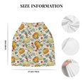 thumbnail image 6 of Fotbe Autumn Pumpkins Leaves Pattern Car Seat Covers for Babies, Nursing Breastfeeding Cover Infant Carseat Canopy, Soft Stretchy Carrier Cover, 6 of 9