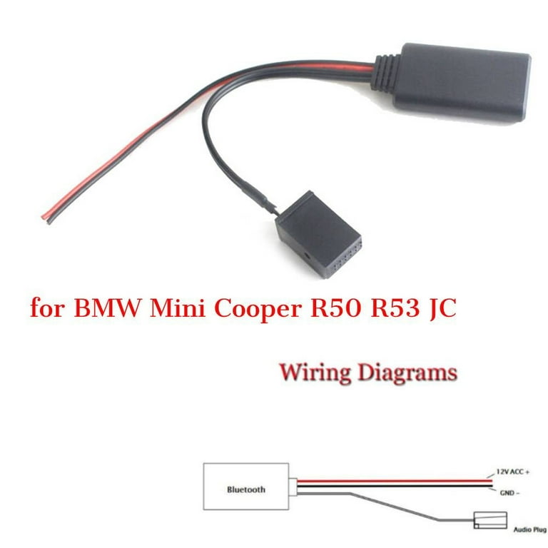 12 Pin Bluetooth Connector Cable Module for BMW Mini Cooper R50 R53 JC Works