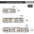 thumbnail image 4 of Coolnut 2 Pack Faucet Mat Splash Guard for Kitchen Sink, Halloween Bats 14x5 Inch Super Absorbent Microfiber Sink Protector Mat, Kitchen Sink Mat Machine Washable Kitchen Sink Accessories, 4 of 7