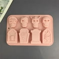 thumbnail image 4 of Halloween Silicone Mold for Baking | Pumpkin Bat Witch Hat Shapes for Gummy Fondant Ice Cube | DIY Sugar Halloween Cupcake Decor | Non-Stick Flexible Baking Trays, 4 of 4
