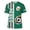 Green, variant on SCSAlgin Soccer Jersey for Men Short Sleeve Training Shirt Breathable Sport Casual T Shirt for Soccer Fans