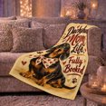 thumbnail image 6 of Dachshund person Life Autumn, Playful Pet Portrait Pattern, Warm Flannel Blanket for Living Room and Bedroom with Detailed Artwork, Dog Moms autumn celebration Gift, Pet Lover Home Decor, 6 of 9