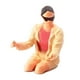 thumbnail image 1 of Diorama a escala 1/64, figura pintada a mano, piloto de carreras, maqueta de escena ferroviaria. Gafas Mujer Amarillo, 1 of 8