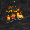 thumbnail image 4 of Inktastic Happy Thanksgiving Turkey Train with Food Boys or Girls Baby Bodysuit, 4 of 5