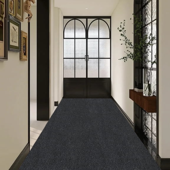 ToppiJoy 9.84*3.94ft Front Door Mat, Extra Large Commercial Floor Mat with PVC Backing for Entryway Living Room Office Hotel Indoor Outdoor