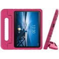 thumbnail image 4 of Golden Sheeps Kid Friendly Case Compatible for iPad 9/8/7 Generation Case (2021/2020/2019) 10.2 inch ,iPad Air (2019)10.5-inch Shockproof Ultra Light Weight Convertible Handle Stand Cover (Rose), 4 of 7