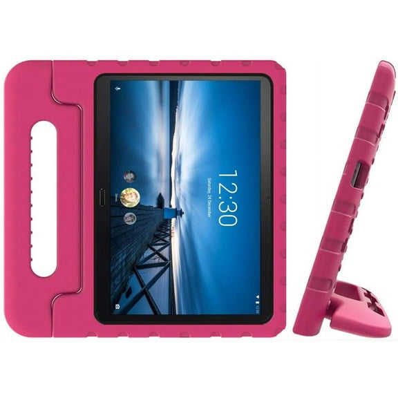 Golden Sheeps Kid Friendly Case Compatible for Walmart Onn 7 Inch Tablet 2019 Release (Model: 100005206) Shockproof Ultra Light Weight Convertible Handle Stand Cover (Rose)