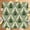 Color 5, variant on Mahjong Mat 31.5" x 31.5" Evergreen Christmas Tree Geometric Diamond Shapes Green Winter Forest Non-Slip Noise Reduction American Mahjong Tiles Table Cover for Dominoes Poker Card Board Games Gift