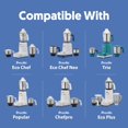 thumbnail image 4 of Preethi Medium Mixer Jar for Eco Twin, Eco Plus, Nitro and Blue Leaf, 1-Liter, Silver, 4 of 6
