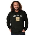 thumbnail image 4 of Better Half Cute Couples Matching Unisex Plus Fleece Graphic Hoodie Brisco Brands 2X, 4 of 5