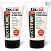 Tecnu Extreme Poison Ivy & Oak Scrub—Removes Toxin from Skin That Causes Poison Ivy and Poison Oak Rash, 4-Ounce Tube, (Pack of 2)