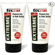 Tecnu Extreme Poison Ivy & Oak ScrubRemoves Toxin from Skin That Causes Poison Ivy and Poison Oak Rash, 4-Ounce Tube, (Pack of 2)