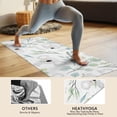 thumbnail image 4 of Pioneer Flower Floral Print Pattern Hot Yoga Mat Towel Non Slip for Hot Yoga - Quick-Drying Yoga Mat Cover with 4 Corner Pockets with Travel Bag - Hot Yoga Towel Non Slip 74"x26", 4 of 6