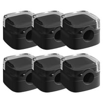 Ikeay 6 Pack Cable Clips Mixed Colors, Self Adhesive Cord Organizer for Desk Bedside Car, Phone Charger Holders Multi-Color