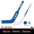 thumbnail image 2 of Franklin Mini Hockey Goalie Stick, Player Stick & Ball Set (Colors may vary), 2 of 4