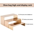 thumbnail image 3 of HEYLEAYAR 3Pack Shoe Display Stand Set, 3 Size Purse Display Stand, Perfume Display Stand Stainless Steel Display Risers Countertop Risers for Showcase Home Boutique Retail Store, Titanium Rose Gold, 3 of 6