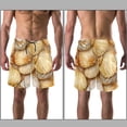 thumbnail image 3 of luoweisi Men's Beach Shorts Quick Dry Swim Trunks with Mesh Lining Shell L, 3 of 5