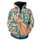 thumbnail image 1 of Sudadera con capucha exótica retro con estampado 3D para hombre, sudaderas con gráficos florales, sudaderas casuales de gran tamaño con capucha y cremallera, suéteres holgados., 1 of 6