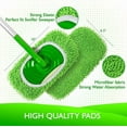 thumbnail image 6 of Reusable Microfiber Mop Pads Compatible with Sweeper Mop, Replacement Wet Mopping pad Refills & Washable Dry Sweeping Cloths for Surface Hardwood Floor Cleaning, 6 of 6
