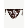 thumbnail image 5 of No Boundaries Hibiscus Printed Side Tie Bikini Bottoms, Women’s, 5 of 5