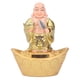 thumbnail image 1 of Lucky Money Maitreya Buda Estatua de Buda con energía Solar Dios Solar de la Riqueza Estatuilla decoración de la habitación del hogar Accesorios de Escritorio Dorado, 1 of 8