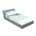thumbnail image 2 of Ambesonne Blue Fitted Sheet & Pillow Sham Set, Rain Cloud Sketch Fall, Twin, Blue, 2 of 2
