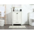 thumbnail image 2 of Elegant Kitchen and Bath 24 inch Single bathroom vanity in white, 2 of 5