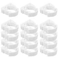 thumbnail image 1 of Moluckfu 100Ud Clips De Montaje En PVC Para Y Mangueras Uso En Hogar E Industria, 1 of 7