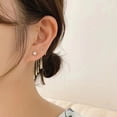 thumbnail image 3 of Pendientes Largos de Borla Ganfancp de Moda para Mujer con Diamante 1 Par, 3 of 7
