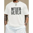 thumbnail image 1 of Men's Trendy Graphic Tee - Casual Round Neck, Machine Washable - Perfect for Summer, 1 of 7