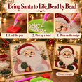 thumbnail image 3 of Christmas Diamond Art Kits, DIY Pearl Diamond Painting Art Kit with Frame, Christmas Pearl Beads Art Craft for Adults & Beginners, Home Wall Decor, 3 of 9