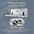 thumbnail image 3 of Foundations Extended Length Changing Station, Recessed Mount, Stainless Steel, 100SSE-R, 64.75" Length, 3 of 7