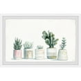 thumbnail image 2 of Marmont Hill Frosty Succulents Framed Painting Print, 2 of 5