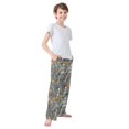 thumbnail image 3 of FORMRS Kids Pajama Pants with Pockets Size 6-8Y Boys Lounge Sleep Bottoms, Halloween Dancing Skeleton, 3 of 8